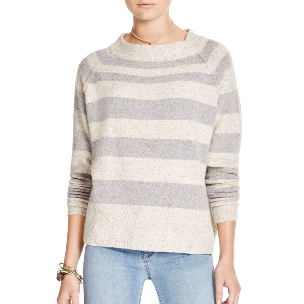 Free people striped bubble sweater / Firm price